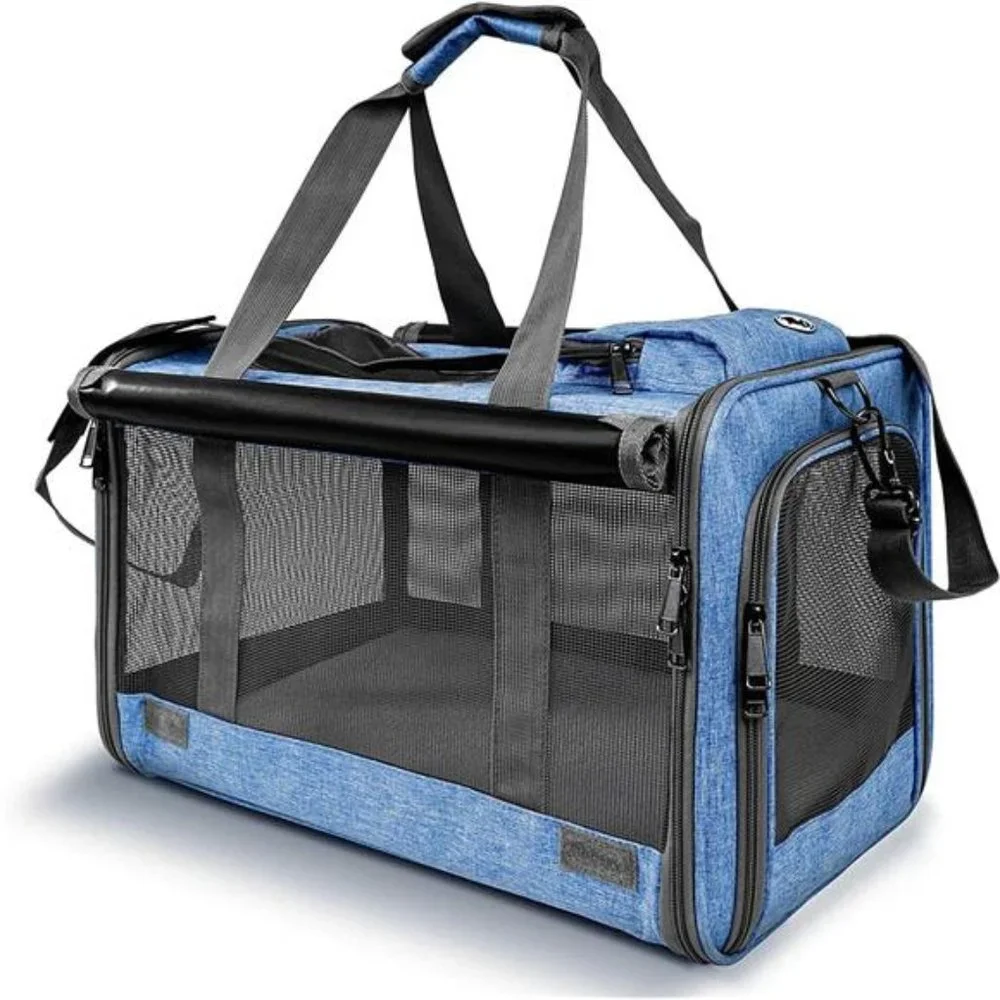 Pet Carrier for Large and Medium Cats, Soft-Sided Pet Carrier for Big Medium